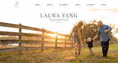 Desktop Screenshot of laurayangphotography.com
